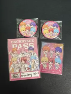 すとぷり 集合 缶バッジ コレカ バックステージパス風ステッカー
