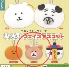 ナガノキャラクターズ もっちるフェイスマスコット 早インパラ