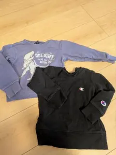 【サイズ100】Championのトレーナー と恐竜トレーナー