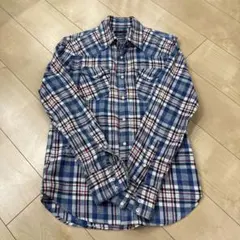 メンズ シャツ 長袖 赤