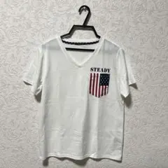 レディース　半袖　INGNI イング　ホワイト Mサイズ　値下げ依頼受け付けます