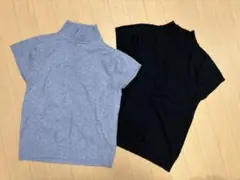 サマーニット 半袖 フリーサイズ