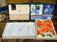 か*ん様 未使用 イヴサンローラン バスタオル 他 花柄 タオル セット