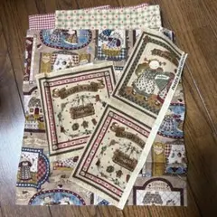 マギーエンジェル　生地　カントリー生地ルシアンハート