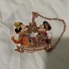【バケーションパッケージ限定】ディズニー40周年バッグチャームグッズキーホルダー