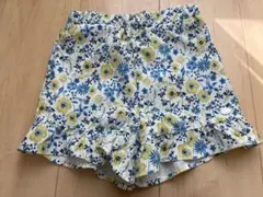 petit main フラワープリント水陸両用ハーフパンツ 90