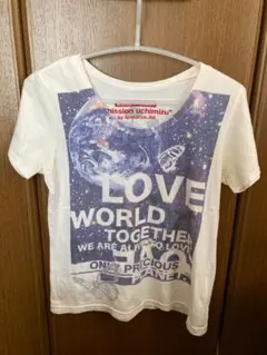 LIPSTAR 地球と蝶のTシャツ サイズ2のサムネイル