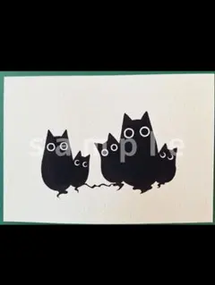 手描きイラスト　１０　アクリル　シンプル