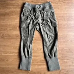 【f7】 BURBERRY カーゴパンツ 36サイズ オリーブグリーン