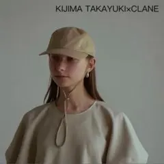 クラネKIJIMA TAKAYUKI コラボ ベージュキャップ