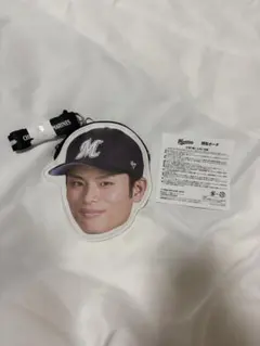 【新品未使用】千葉ロッテマリーンズ 和田康士朗 顔型ポーチのサムネイル