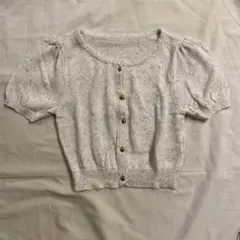 金ボタン カーディガン