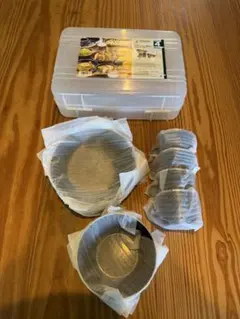 【新品未使用２】CAPTAINSTAG ホーロー食器セット4人用 M-1078のサムネイル