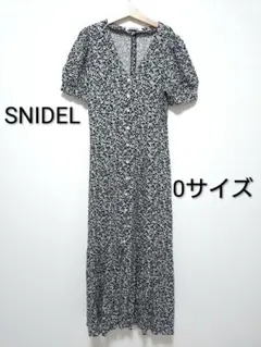 SNIDEL　snidelロングワンピース　スナイデルワンピース　花柄ワンピース