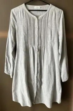 レプシィム　グレー　シャツ　チュニック　ワンピース