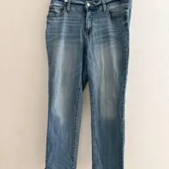 ストレートデニム ライトブルー パンツ レディース カジュアル ジーパン 人気