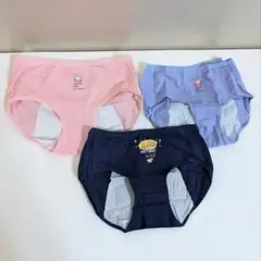 サニタリーショーツ ジュニア 子供 女の子 3枚組 Lサイズ
