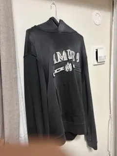AMIRI ブラック パーカー フード付き※ゲリラセール※のサムネイル