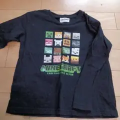 Minecraft 長袖Tシャツ 130cm~ 黒