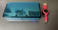 動作確認済 ニンテンドー3DS アクアブルー 充電器付き