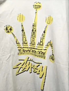 STUSSY ステューシー 王冠 ロゴ イエロー 鎧 クラウン - メルカリ