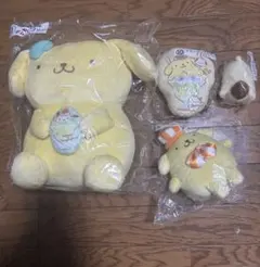 ポムポムプリン　ぬいぐるみ　マスコット