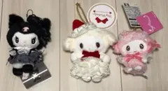サンリオ マスコット ぬいぐるみ 3点セット ショートケーキ マイメロディクロミ