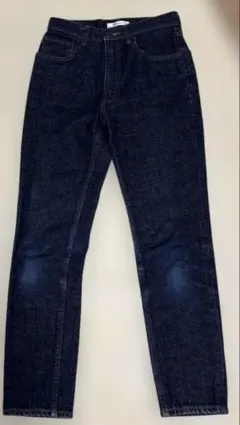 マウジー　ハイウエスト　インディゴ　ストレート　ジーンズ　25インチ　4-4