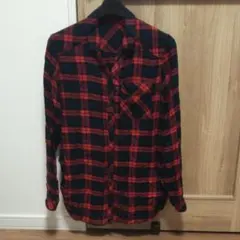 チェックシャツ M