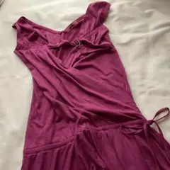 ★パープル ラップスタイル キャミワンピース★