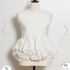 THETOE Korinthos Sleeveless Peplum - メルカリ