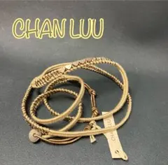 ✴︎未使用✴︎チャンルー　CHANLUU ブレスレット　ブロンズ　ハート　ベージュ