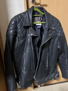 ヴィンテージ TT LEATHER　ダブルライダース　牛革