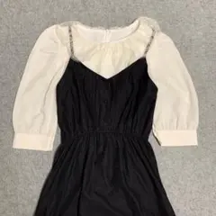 レース付き ブラウス キャミワンピース エブリン エムズエキサイト コーデ