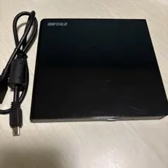 BUFFALO DVDドライブ USB接続 黒