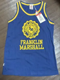 FRANKLIN MARSHALLタンクトップ ブルー 夏服 イタリア製のサムネイル