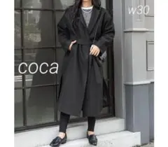 w30 美品 coca コカ ビッグシルエット チェスターコート