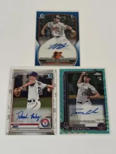 【3枚セット】Tekoah Roby Topps Bowman Auto
