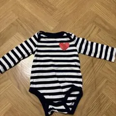 baby GAP ストライプロンパース 6-12ヶ月
