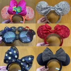 ディズニー　ランド　シー　カチューシャ　セット