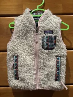 パタゴニア フリースベスト クリーム色