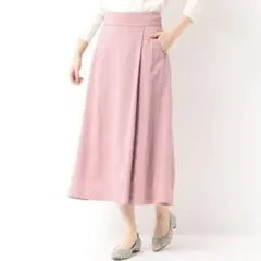 ユナイテッドアローズグリーンレーベル　フレアスカート　ライラック