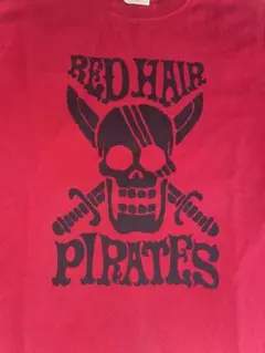 ONE PIECE、赤髪、RED HAIR PIRATES Tシャツ レッドのサムネイル