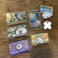 にゃんこ大戦争 カードセット 6枚+キーホルダーのサムネイル