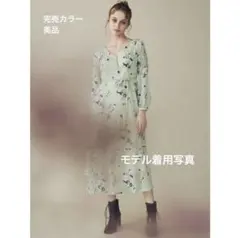 MERCURYDUO ミントグリーンワンピース 美品 春夏 上品デート お呼ばれ