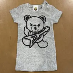 ヒステリックミニHYSTERIC MINI ベアギター Tシャツワンピのサムネイル