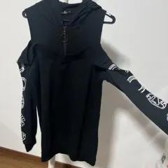 NieR オフショル 完売品 黒 長袖 トレーナー パーカー