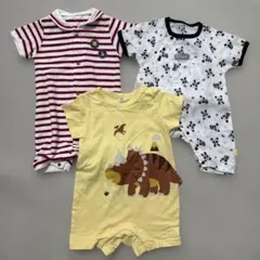 ロンパース3点セット 60-70cm、80㎝ 【バラ売り可】