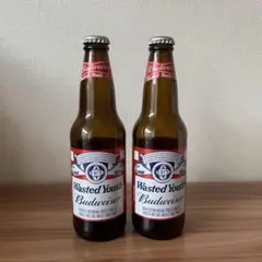 【限定ボトル】Waste Youth Budweiser 空瓶 2本セット