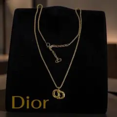 Christian Dior CDロゴ ネックレス ゴールドカラーのサムネイル